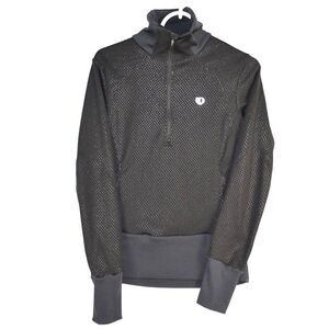 Pearl Izumi Black Fleece Lined Thermal Cycling Zip‎ Jersey/Jacket Women's M